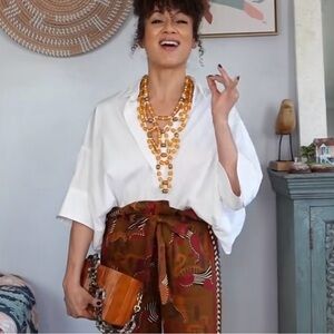 Banana Republic White Blouse